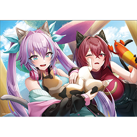 『スイートホームメイド』 A5アクリルパネル 【モフモフさん、いらっしゃい！】紬