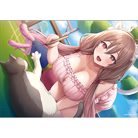 『スイートホームメイド』 A5アクリルパネル 【モフモフさん、いらっしゃい！】花音
